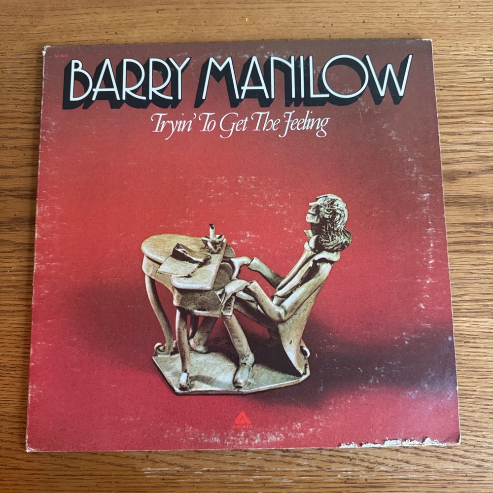 Barry Manilow Tryin To Get The Feeling‎ Vinyl LP Album Arista Records 1975